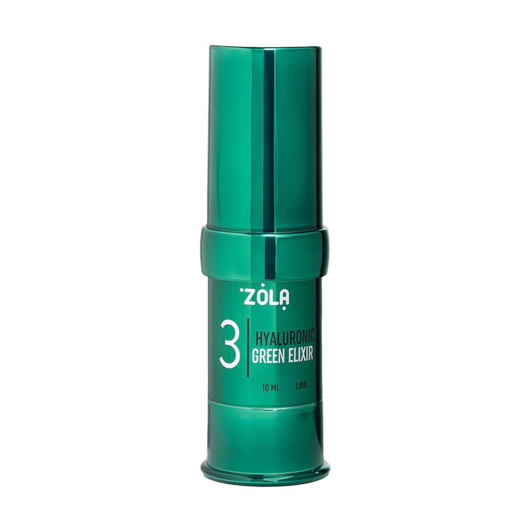 Засіб для ламінування брів та вій Zola Brow &amp; Lash Lamination System 03 Hyaluronic Green Elixir Color Lab, 10 мл